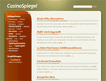 Tablet Screenshot of casinospiegel.net